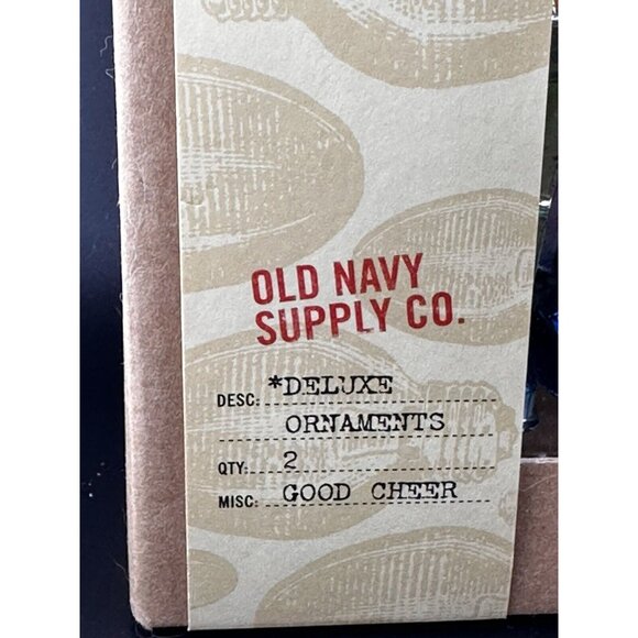 Old Navy Box of Robot Christmas Ornaments Red Green Spring Arms Dangling Legs - Picture 14 of 16